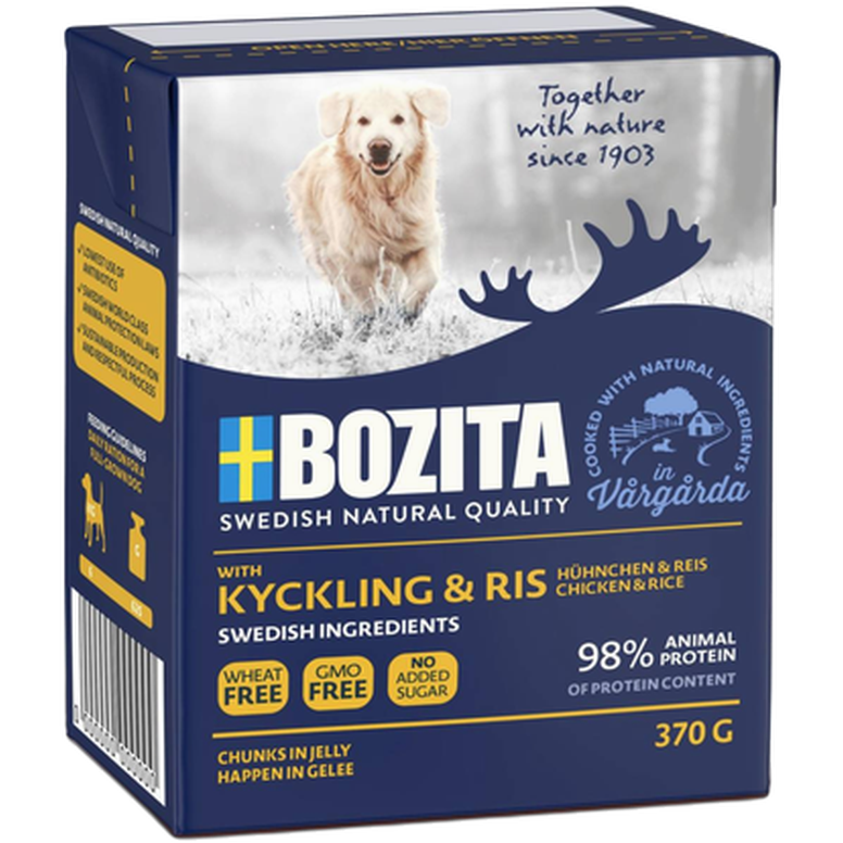 Bozita Hund - Nature Chicken & Rice Gelé 370 g - Hund - Hundmat & hundfoder - ZOO.se