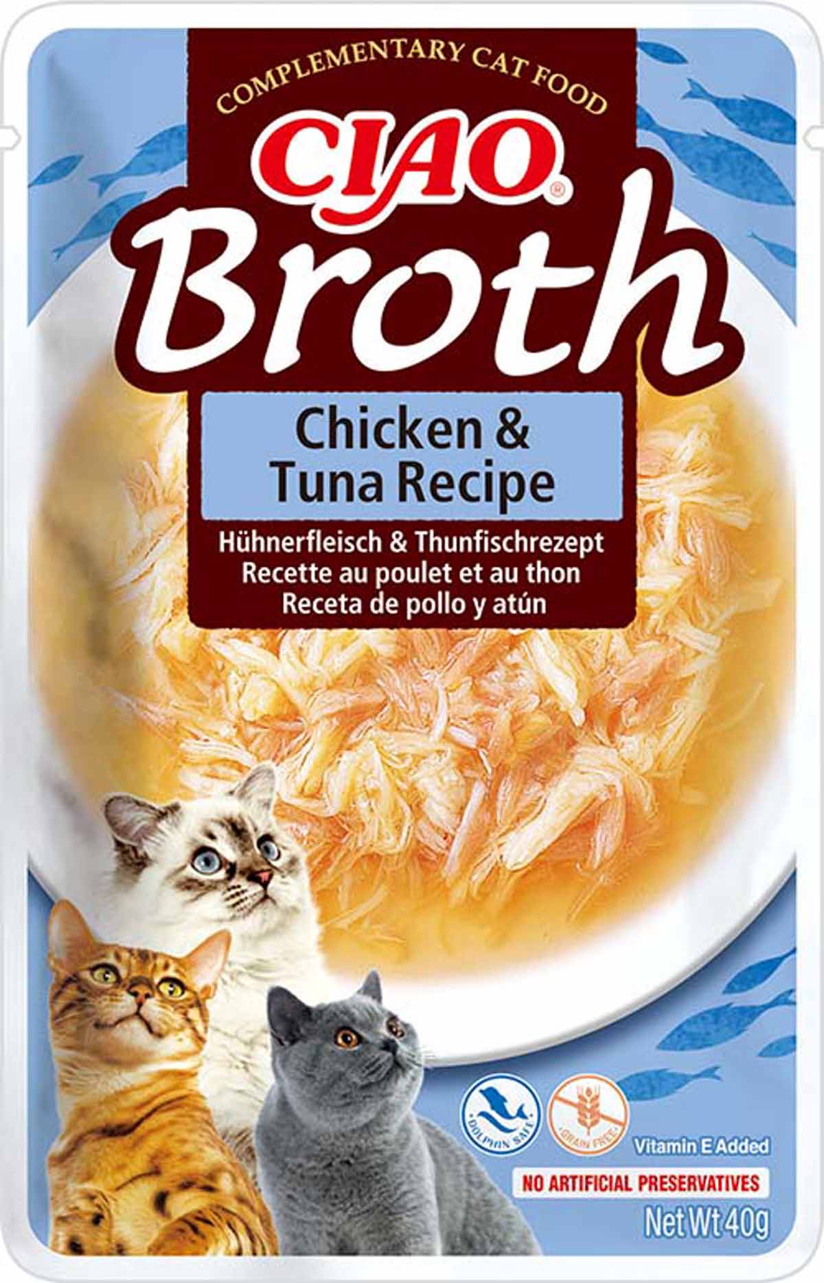 Chicken Broth With Chicken & Tuna 40 g
