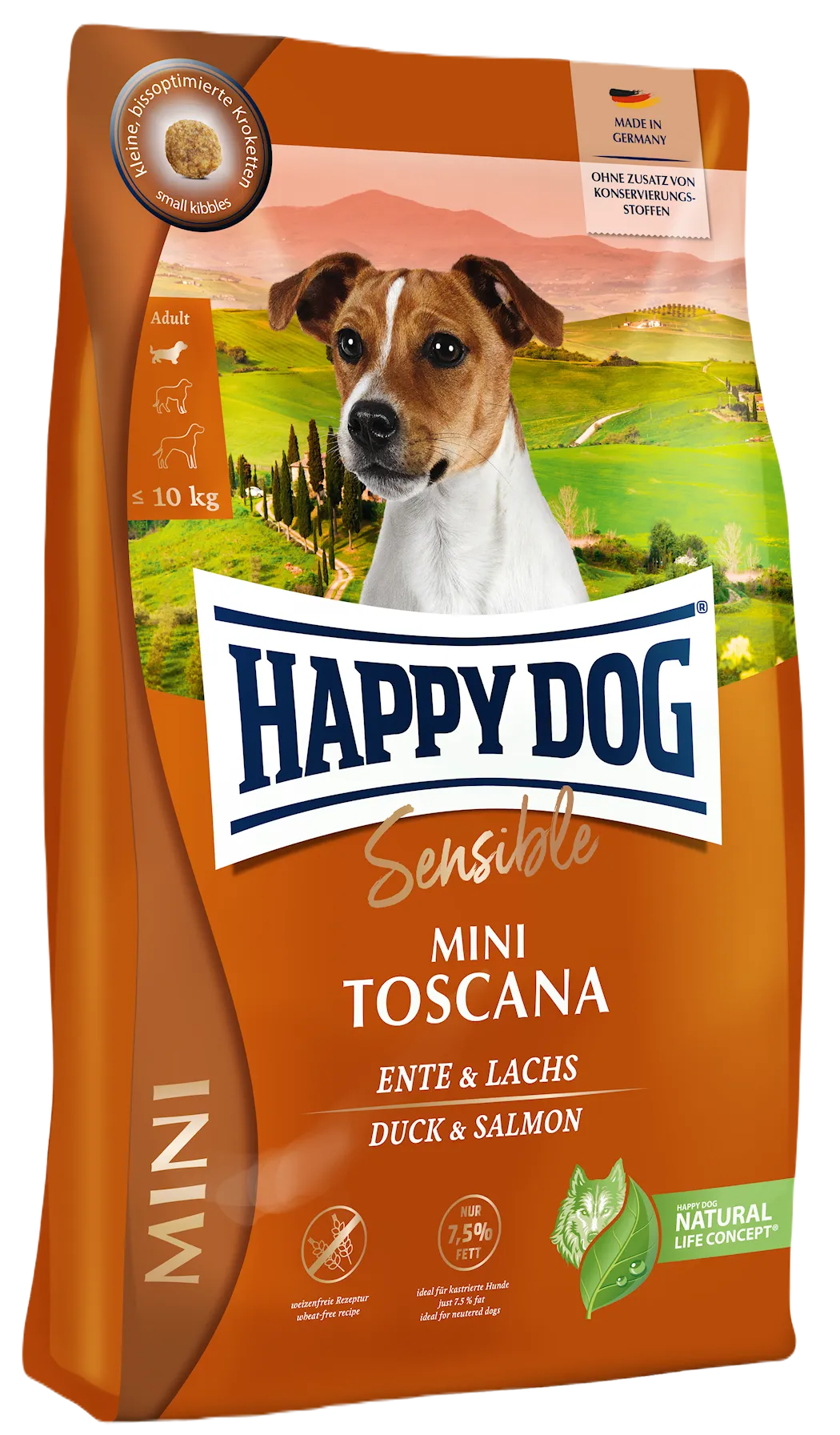 Happy Dog Dry Food Supreme Sensible Mini Toscana Duck & Salmon