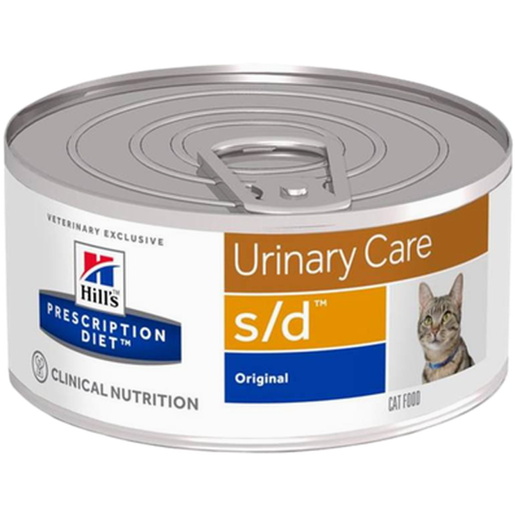 s/d Urinary Care Minced Original Canned - Wet Cat Food 156 g x 24 - Katt - Kattefôr & kattemat - Veterinærfôr for katt, Veterinær - Veterinærfôr til katter - Hill's Prescription Diet Feline