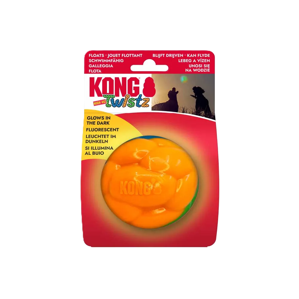 Kong Twistz High-Viz Ball Large Ø8,5 cm