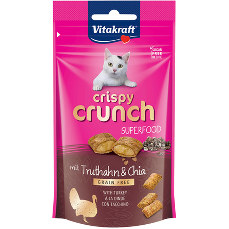 Crispy Crunch Superfood Turkey & Chia 60 g x 8st
