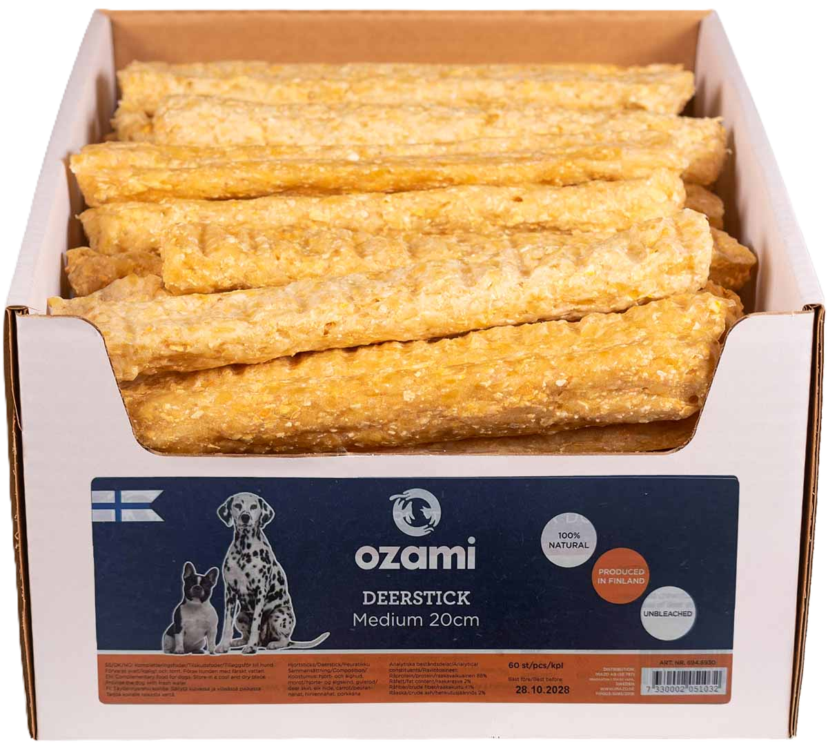 Hund Hjortsticks Medium 20 cm  1 st