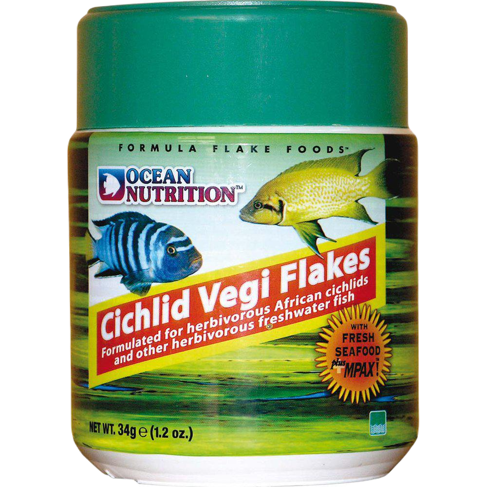Cichlid Vegi Flakes 34 g
