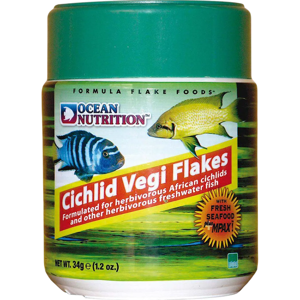 Cichlid Vegi Flakes 34 g