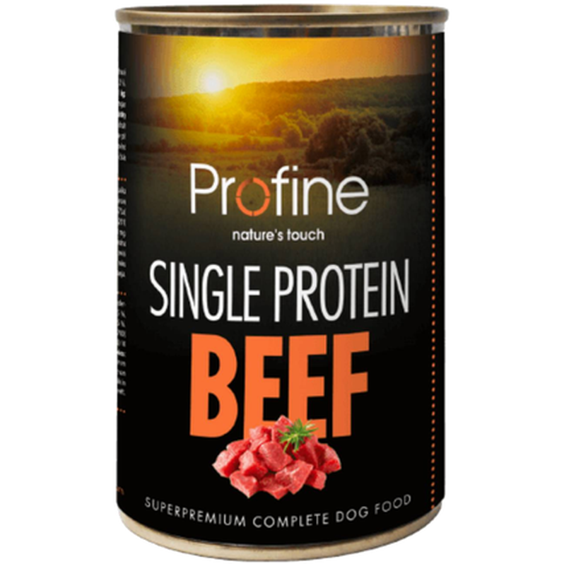 Profine - Dog Single Protein Beef Orange 400g - Hund - Hundefôr & hundemat - Våtfôr & våtmat - ZOO.no
