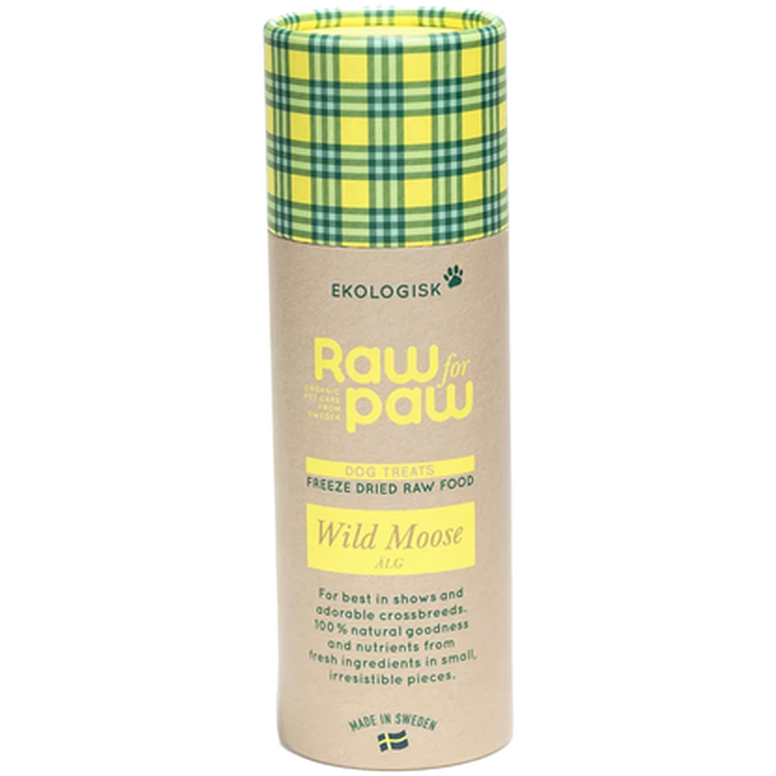 Raw for Paw - Dog Treats Wild Moose 45 g - Hund - Hundgodis - Naturligt hundgodis - ZOO.se