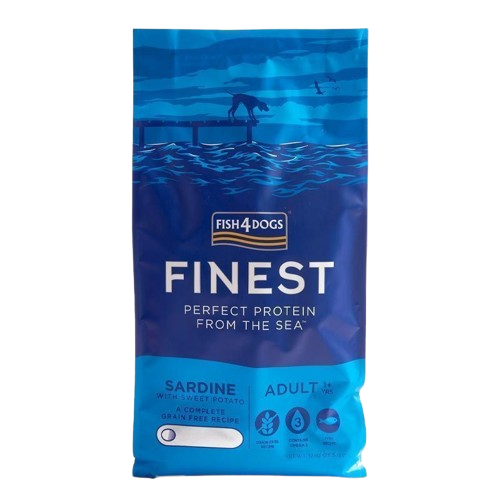 Fish4Dogs - Adult Finest Sardine 12 kg - Hund - Hundmat & hundfoder - Torrfoder för hund - ZOO.se