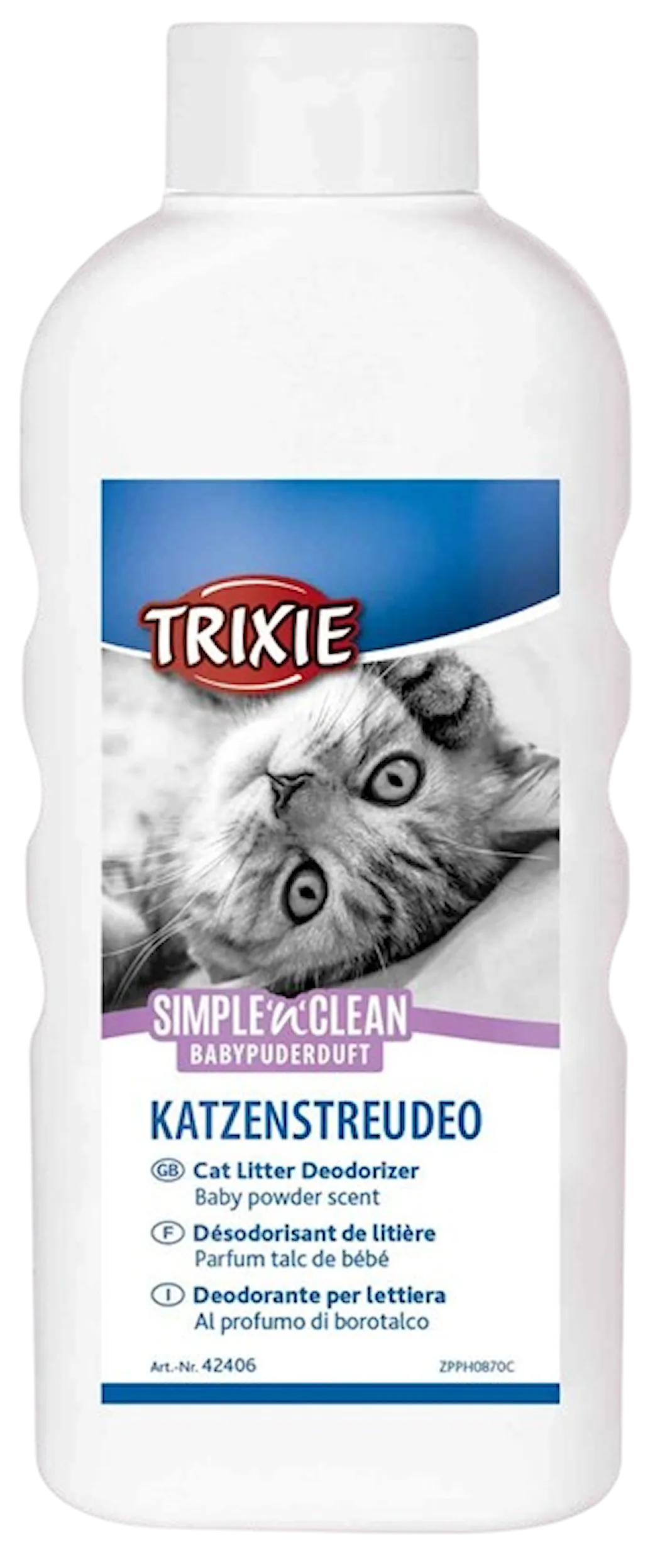 Trixie Simple´n´Clean kattsandsdeo, 750 g, babypuder