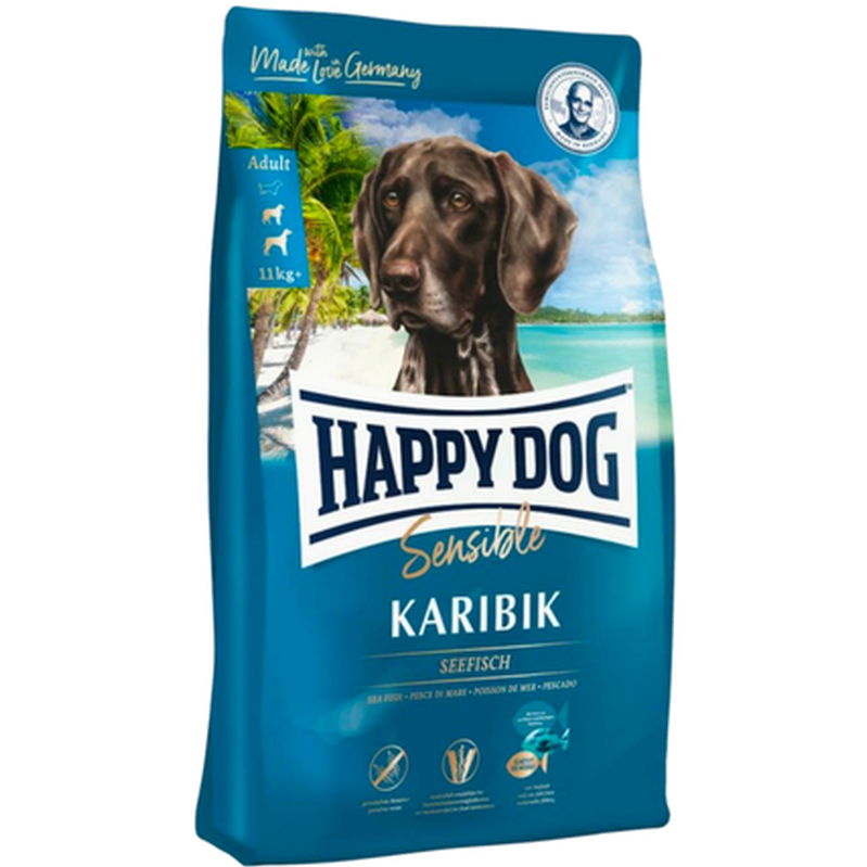 Happy Dog - Sensible Karibik Fish 4 kg - Koirat - Koiranruoka - Kuivaruoka