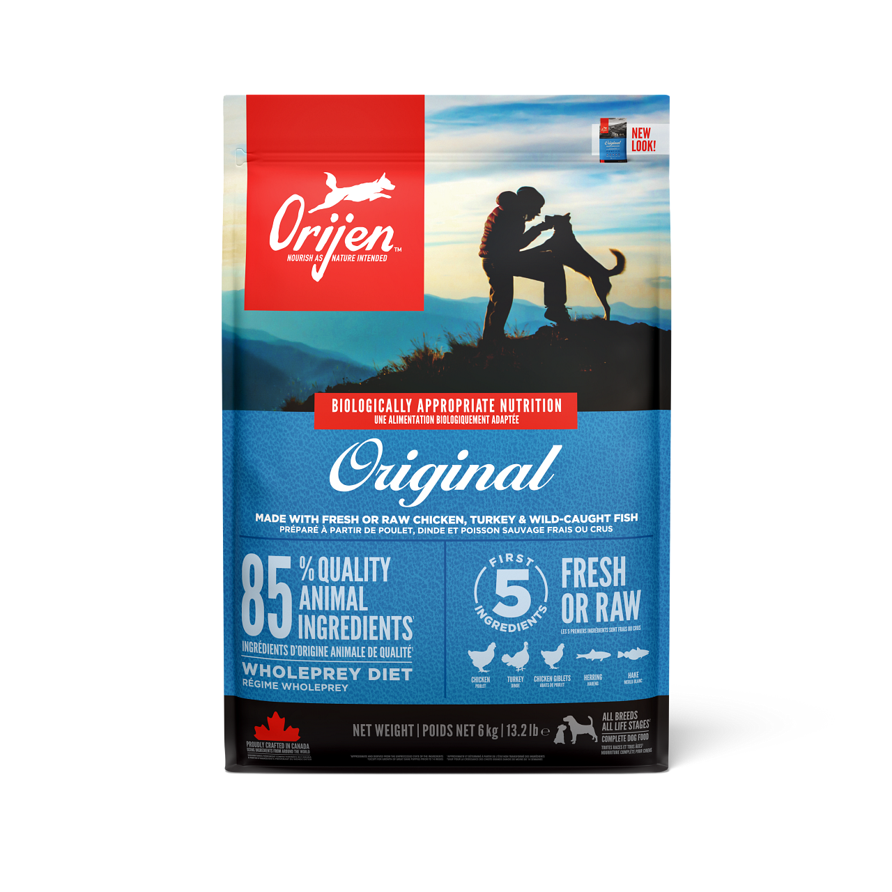 Orijen - Dog Original Grain Free - Dry Dog Food 6 kg - Hund - Hundmat & hundfoder - ZOO.se