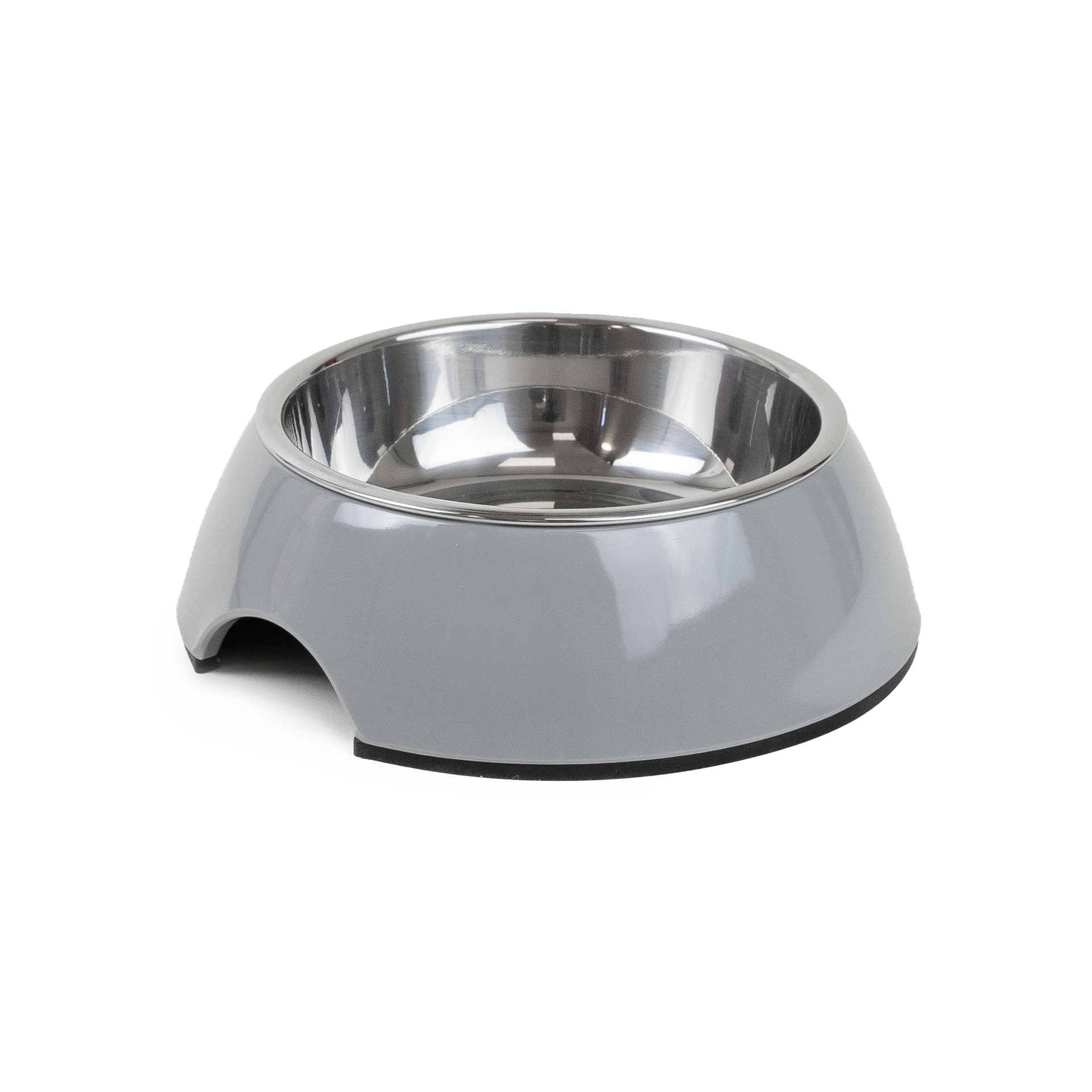 Selected by ZOO - Matskål Solid Grå S 160ml, 14x4,5cm - Hund - Matplats & Vattenautomater för hund - ZOO.se