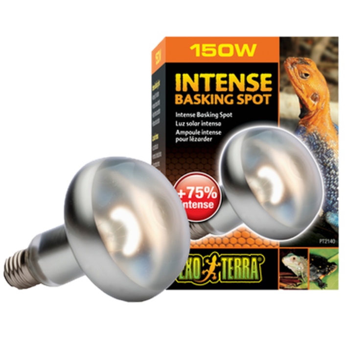 Intensiv solstråle - Sun Glo Black 100 W - Reptil - Terrariebelysning - UV-lamper for terrarium - Exoterra