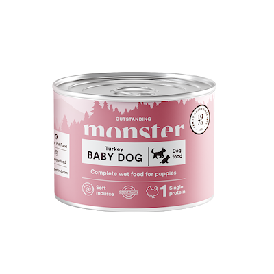 Preview of Monster Pet Food Dog Baby Mousse Can 190 g