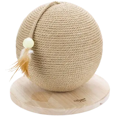 Wooden Scratch Globe Balty