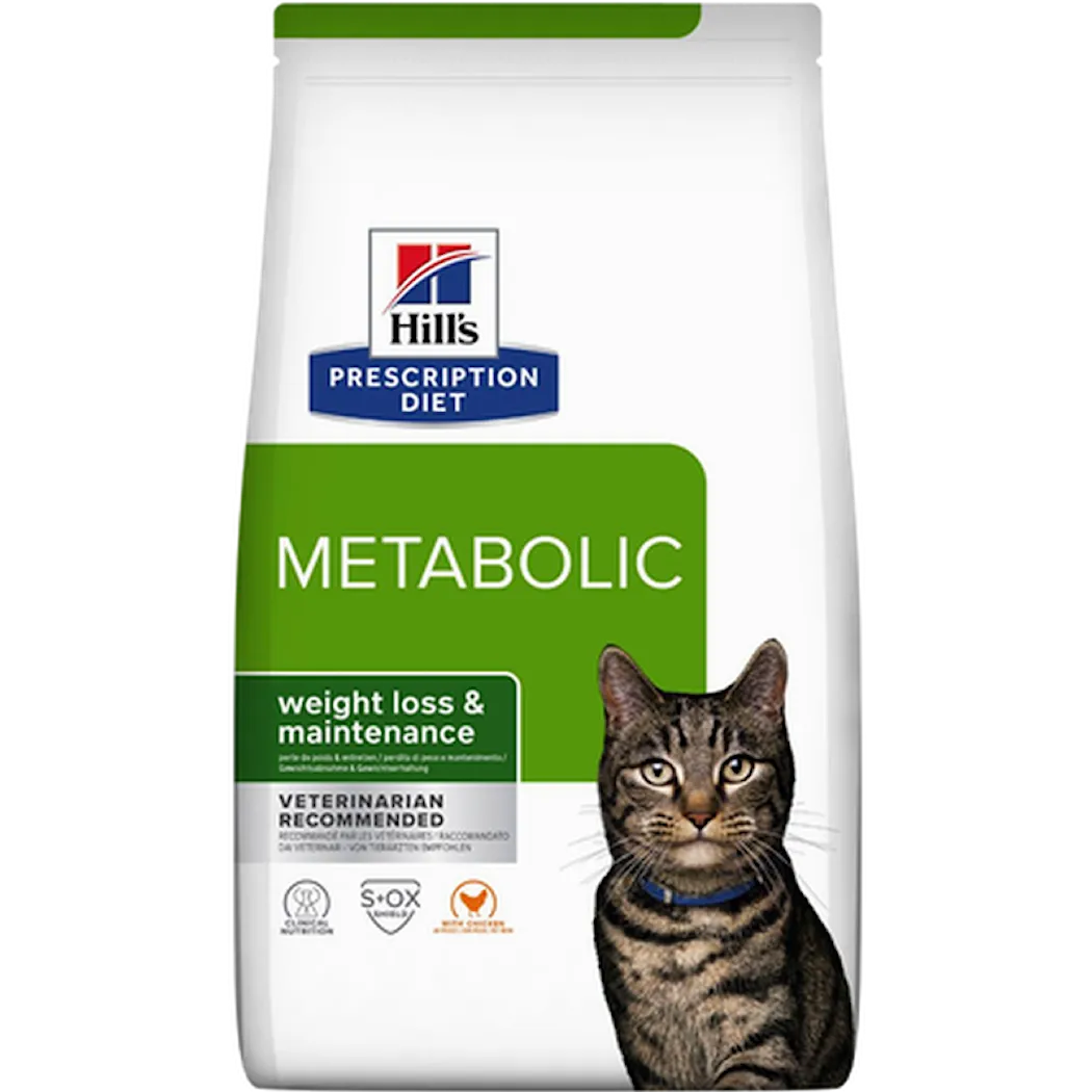 Hill's Prescription Diet Feline Metabolic Weight Chicken - Dry Cat Food