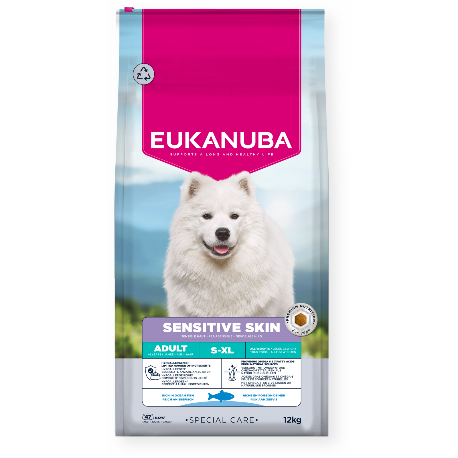 Dog Daily Care Sensitive Skin 12 kg