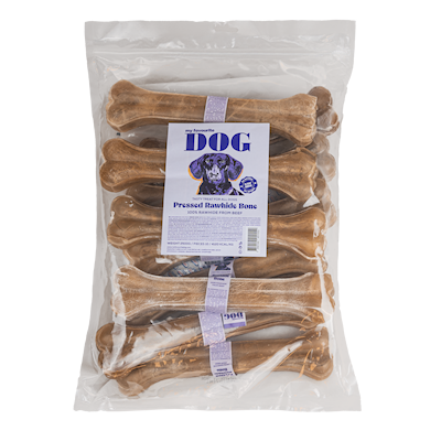 Preview of My Favourite Dog Pressed Rawhide chew Bone - Natural 26 cm, 10 - pack