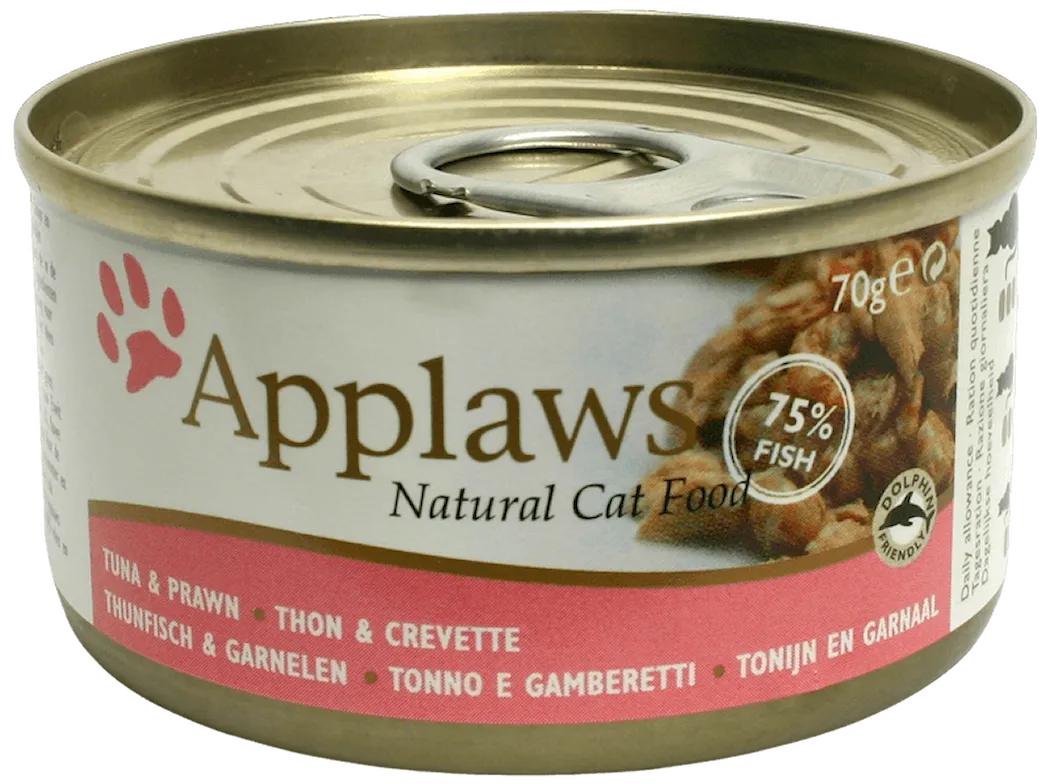Applaws Cat Tins Tuna Fillet & Prawn