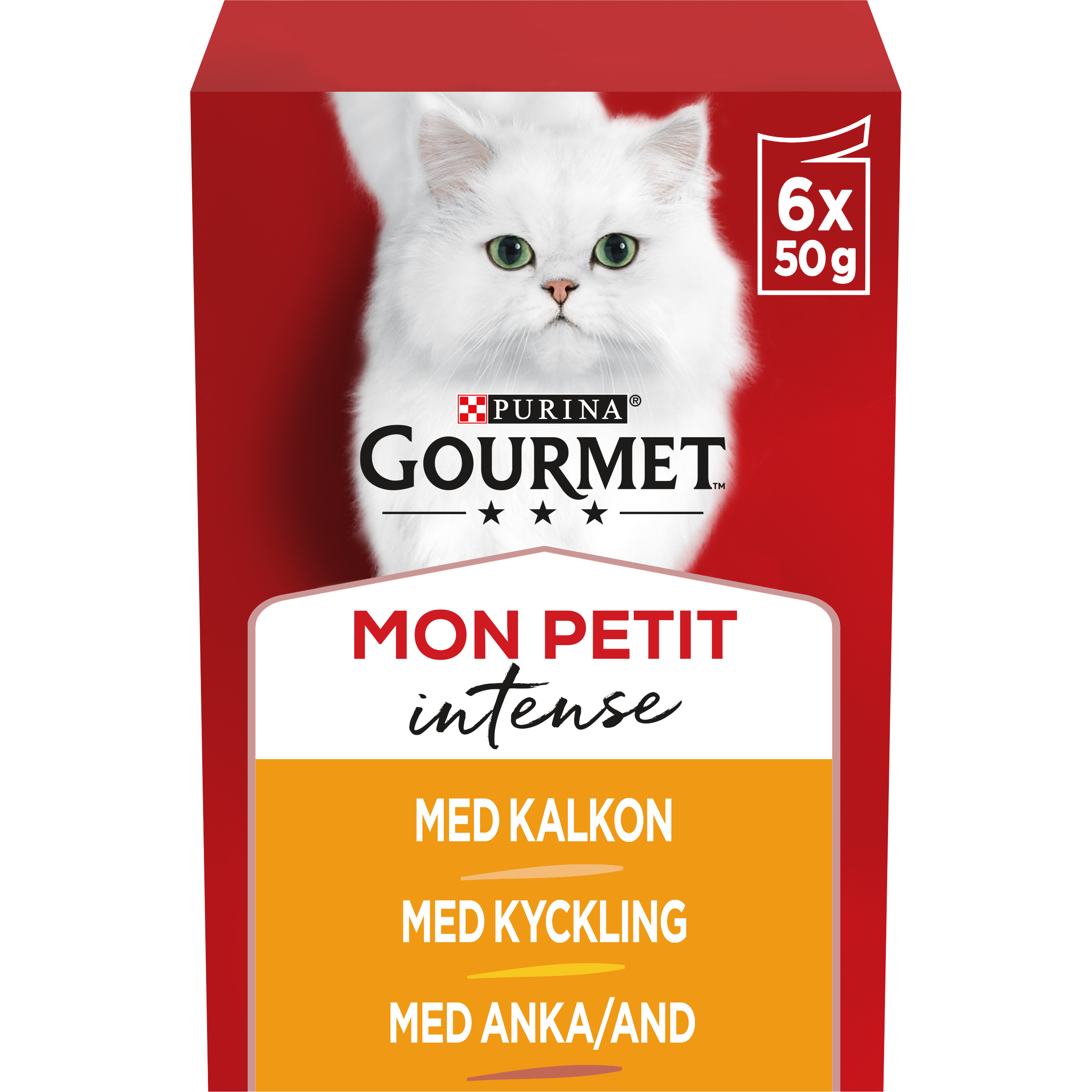 Purina Gourmet Gold - Mon Petit Duck/Chicken/Turkey 50 g x 6 st - Katt - Kattfoder & kattmat - ZOO.se