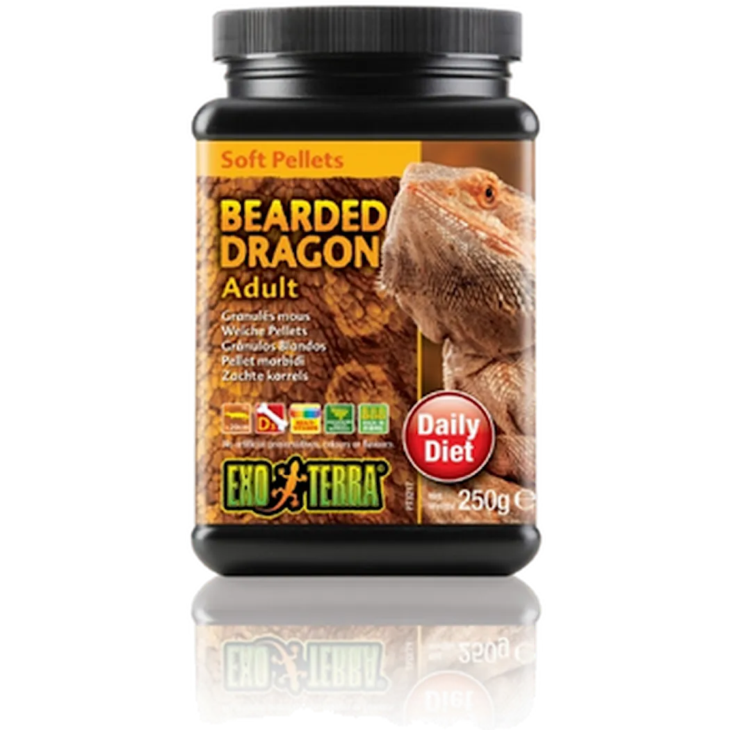 Bearded Dragon Adult - Soft Pellets Black 250 g
