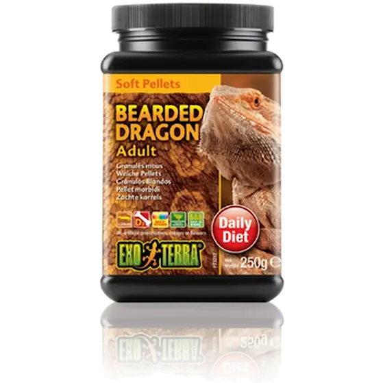 Bearded Dragon Adult - Soft Pellets Black 250 g