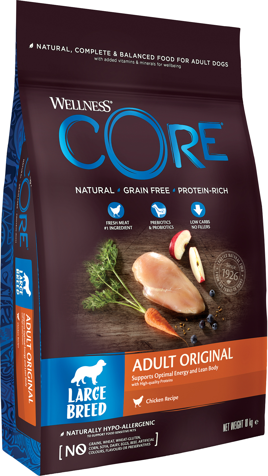 CORE Petfood - Dog Adult Original Large Breed Chicken Dry 10 kg - Koirat - Koiranruoka - Kuivaruoka