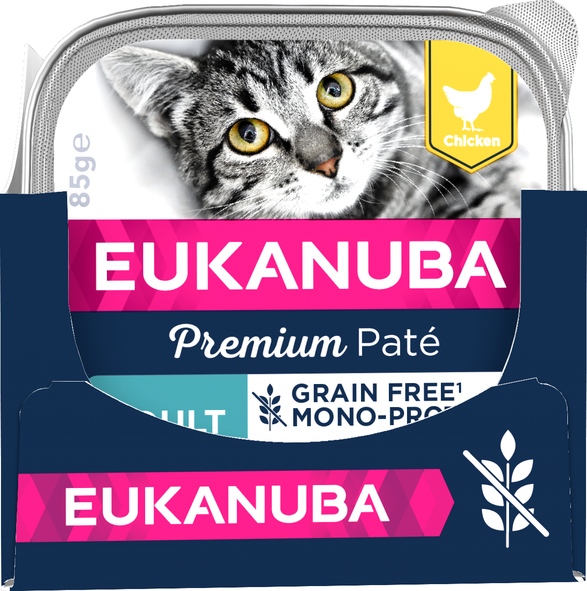Cat Grain Free Adult Chicken Paté Mono 12x85g - Katt - Kattfoder & kattmat - Blötmat & våtfoder till katt - Eukanuba - ZOO.se