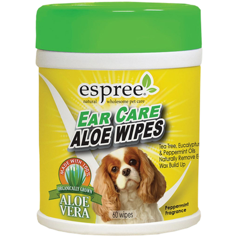 Espree - Ear Care Wipes 60-Pakkaus - Koirat - Koiran hoito ja ravintolisät - Korvien hoito