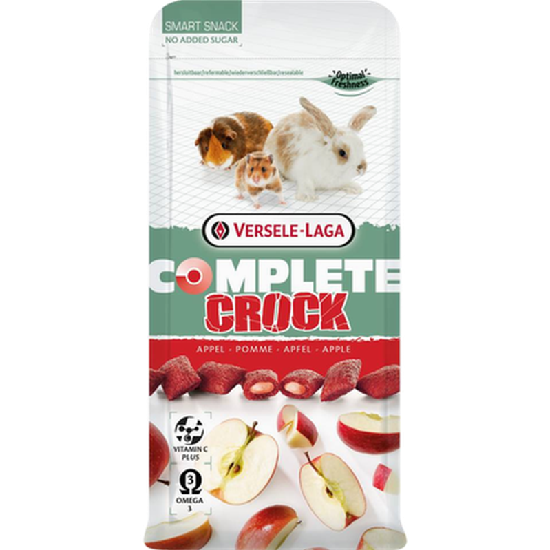 Versele-Laga - Complete Crock Apple 50 g - Smådjur - Godis & Gnagstänger - Belöningsgodis för smådjur - ZOO.se