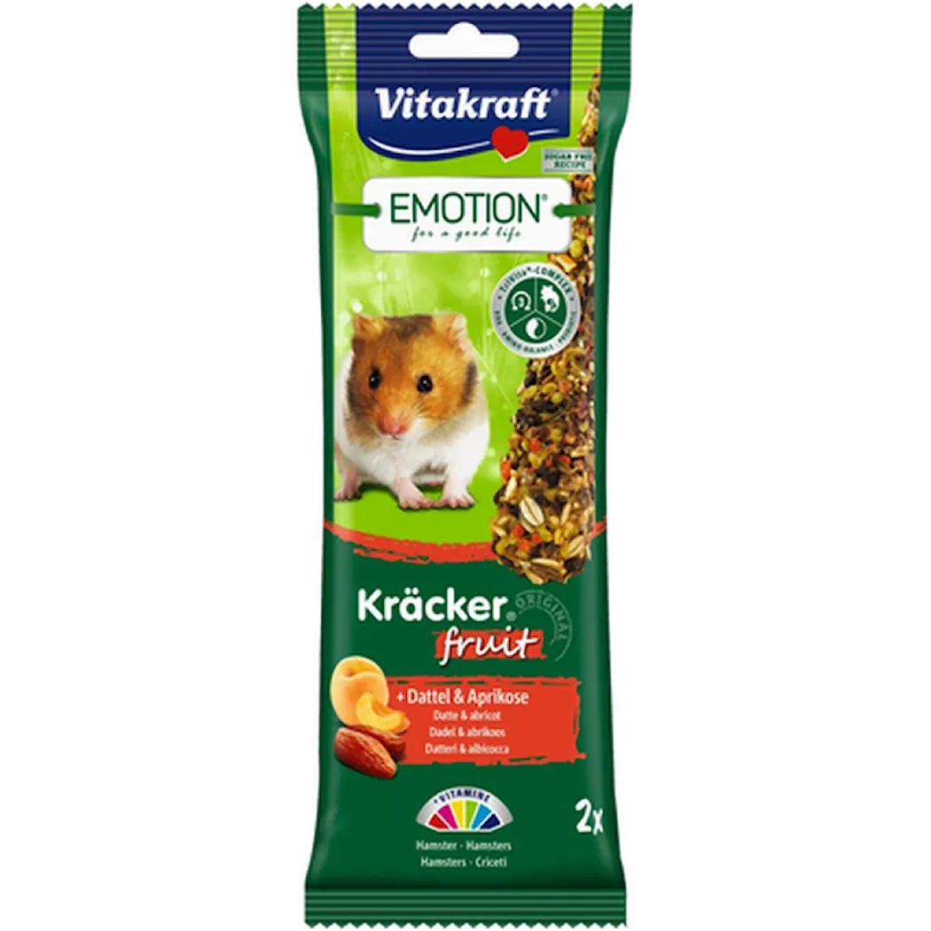 Vitakraft Emotion Crackers Fruit Hamster 2-pakning