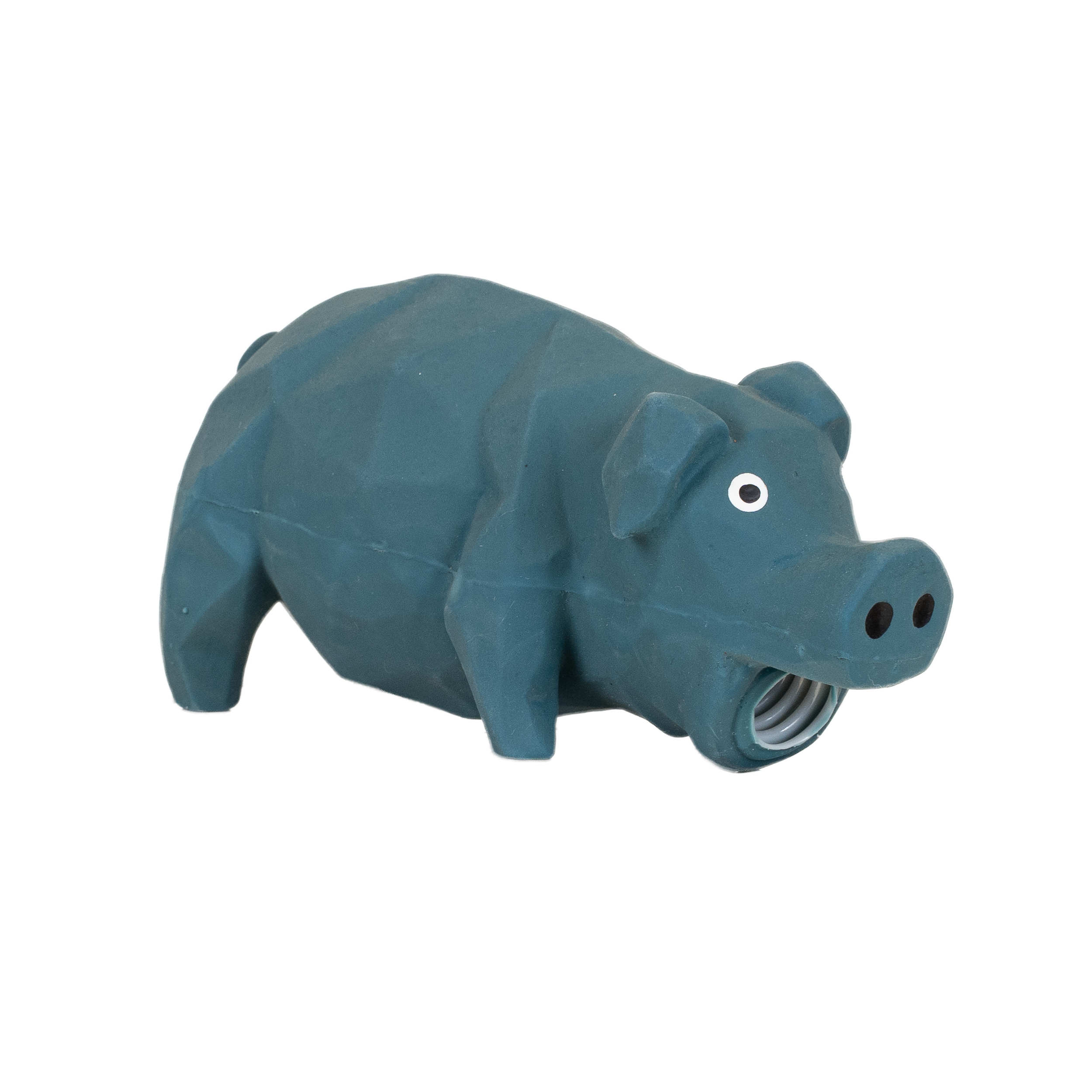 Hundleksak Pipgris Diamond, 15x8x7cm, Turkos