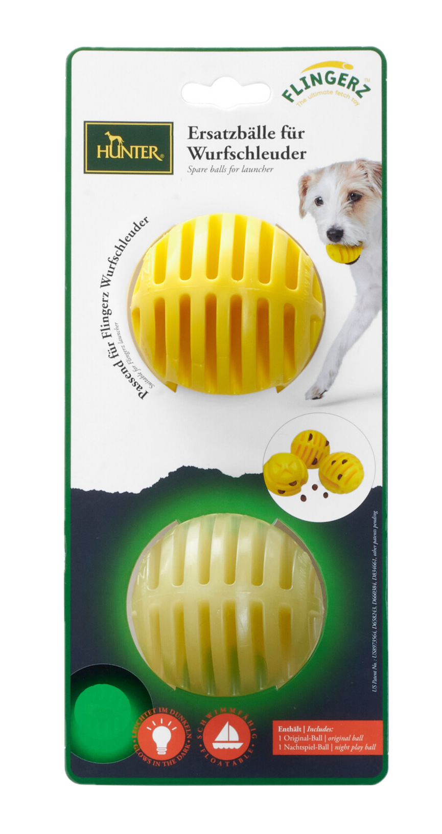 Hunter - Dog Toy Flingerz Replacement Set Pack Of Two - Hund - Hundleksaker & Spel - ZOO.se