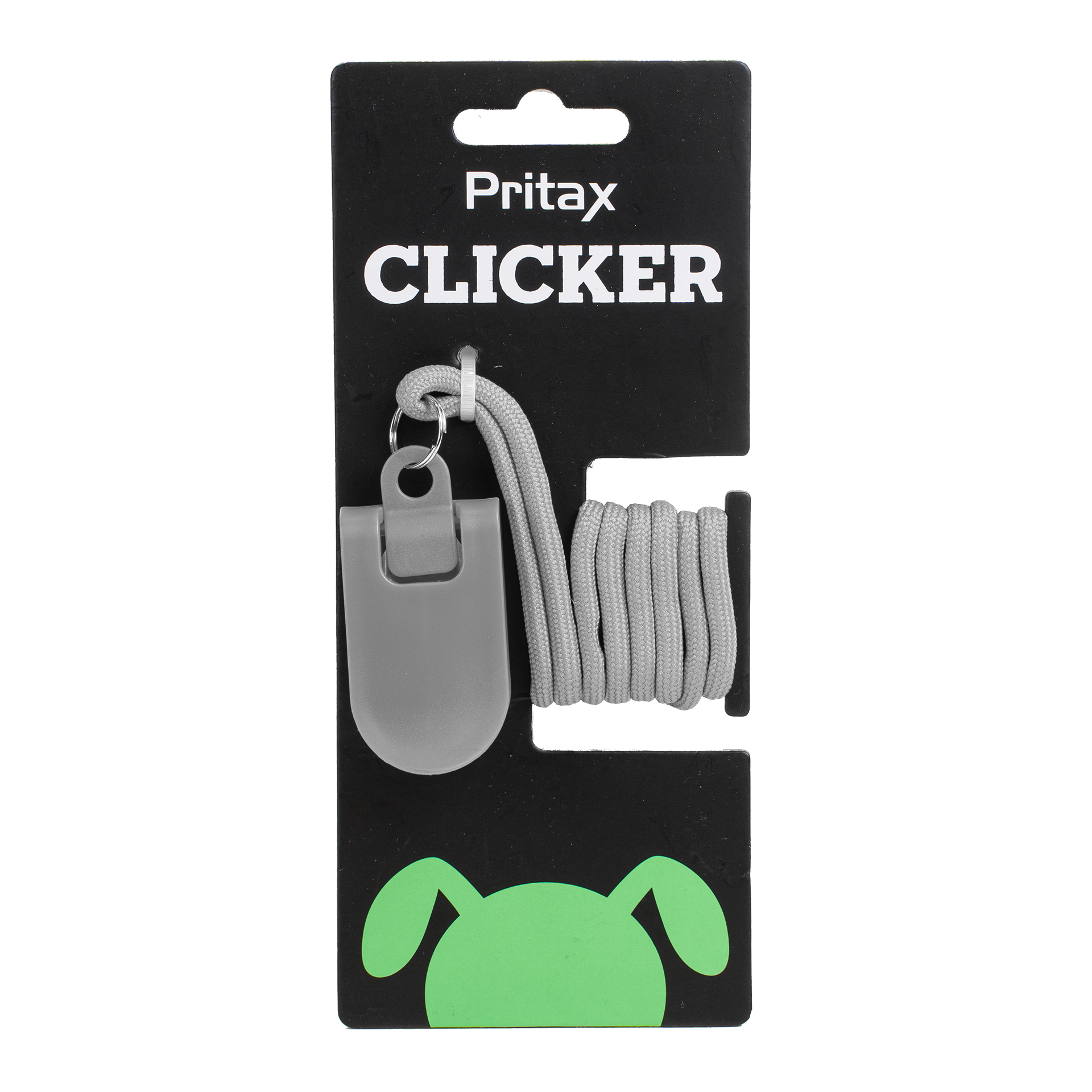 Klicker, 6x3cm, Grå