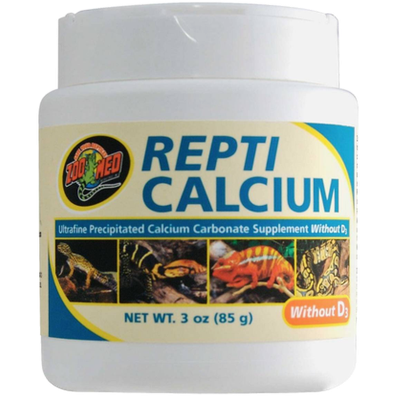 ZOO Med - Repti Calcium without D3 85g - Matelijat - Matelijoiden hoito ja ravintolisät - Ravintolisät ja matelijavitamiinit