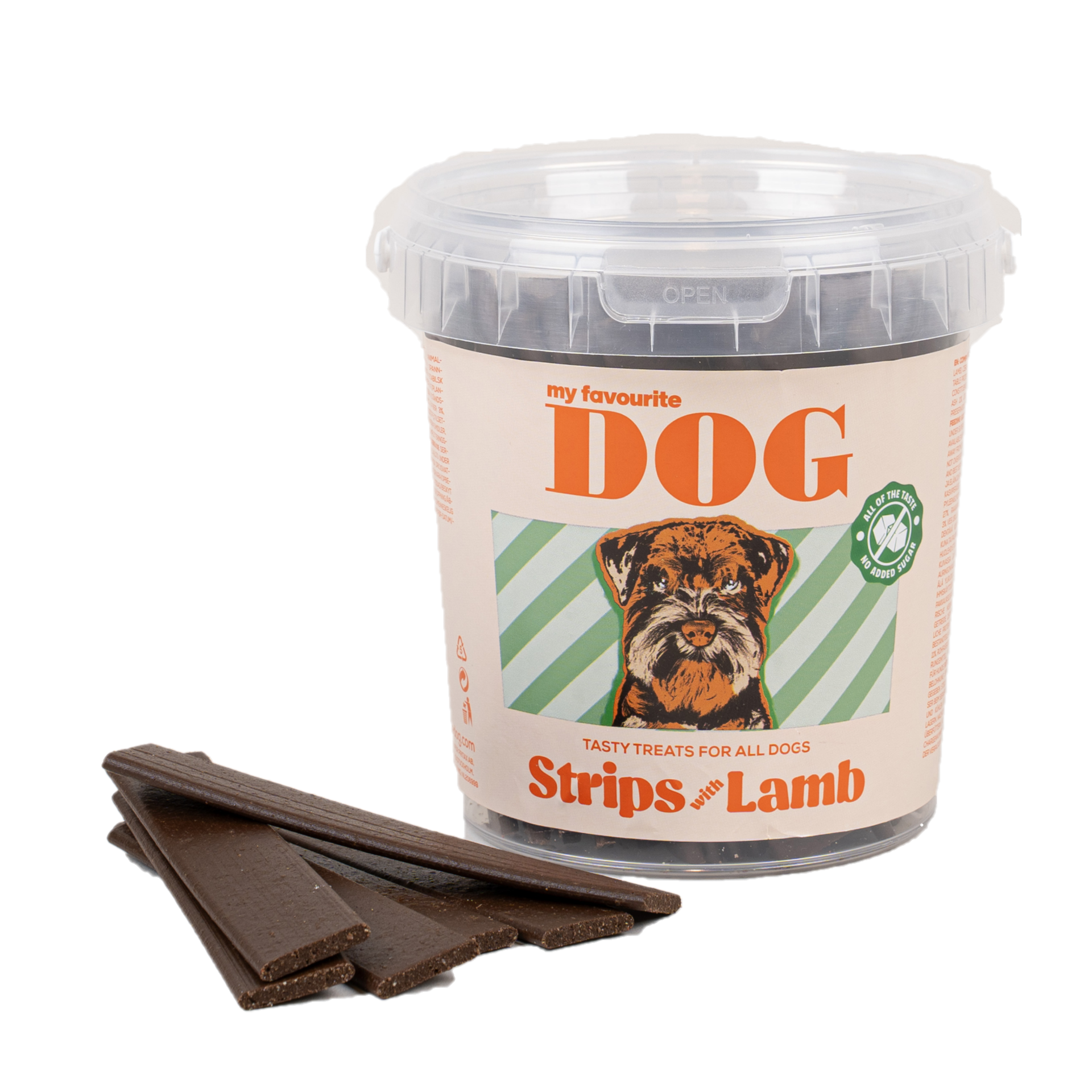 Strips with Lamb 500 g - Hund - Hundgodis - Träningsgodis & belöningsgodis - My favourite DOG - ZOO.se