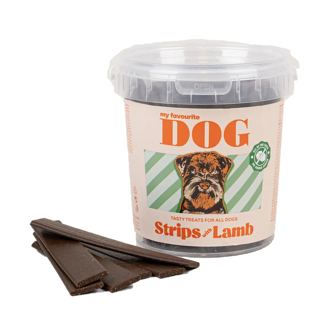 My favourite DOG Strips with Lamb 500 g