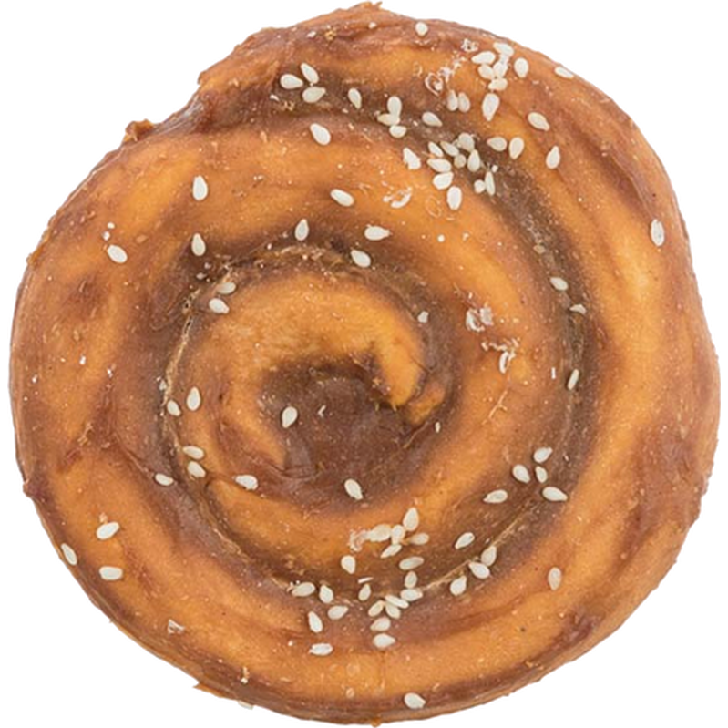Trixie - Denta Fun Chewing Pie Kanelbulle Duck Brown 70 g - Hund - Hundgodis - ZOO.se