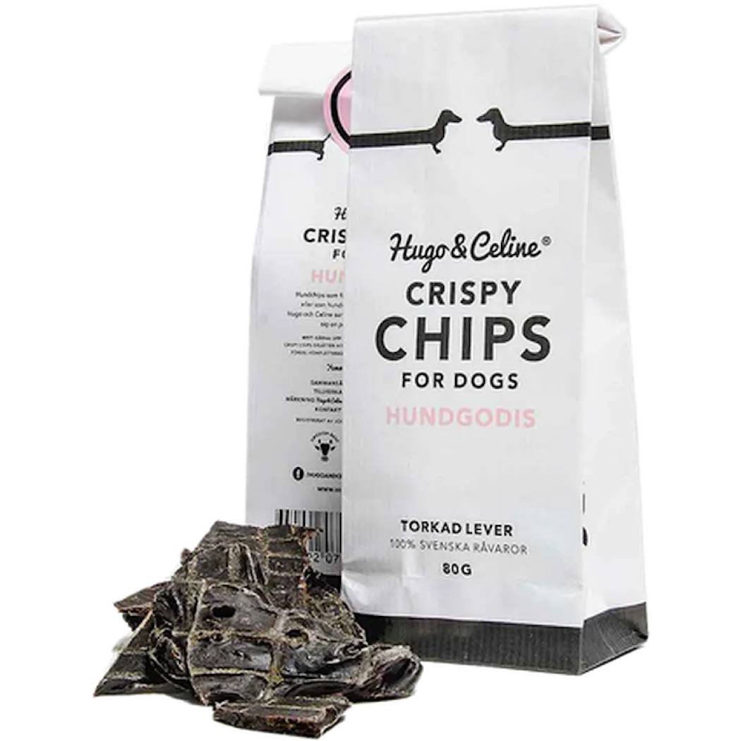 Hugo and Celine Crispy Chips 80 g
