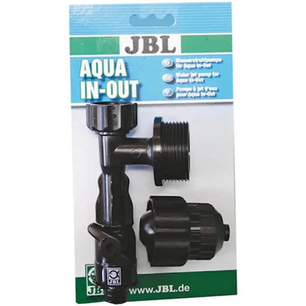 Aqua In-Out Water Jet Pump Fast Water Change Black Ø 12/16 mm