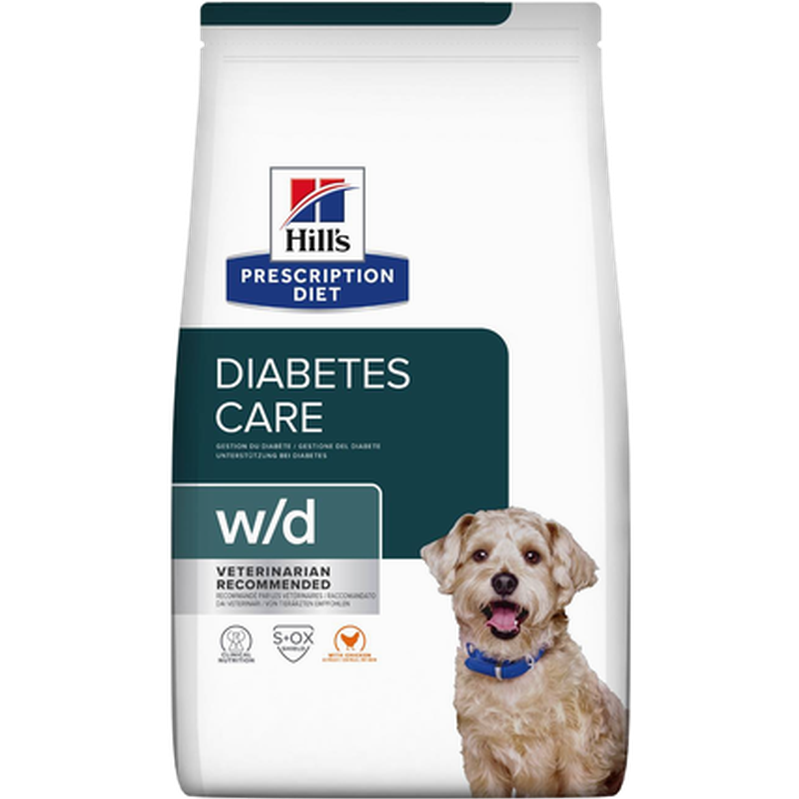 Hill's Prescription Diet Dog - w/d Diabetes Care Chicken - Dry Dog Food 10 kg - Hund - Hundmat & hundfoder - ZOO.se