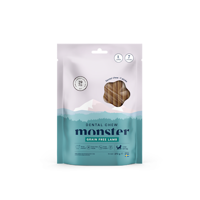 Preview of Monster Pet Food Dog Dental Chew Lamb Large Week 7 st 270 g