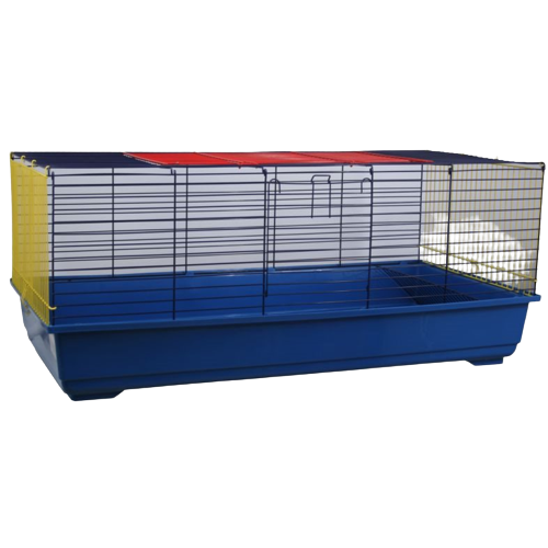 GD - GD EASY 160 SVART/BLÅ 160x80x58CM Kanin - Smådyr - Bur og transport - Kaninbur & marsvinbur - ZOO.no