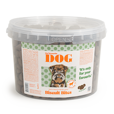 Preview of My Favourite Dog Biscuit Bites with lamb flavour 1,3kg