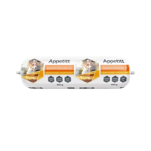 APPETITT - Huoltomakkara kanan ja perunoiden kanssa 800 g - Koirat - Koiranruoka - Märkäruoka