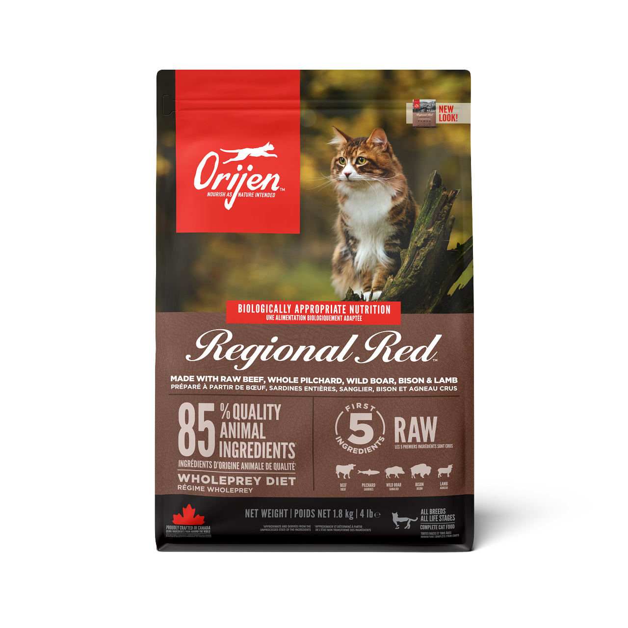 Orijen - Cat Regional Fresh Meats - Dry Cat Food 1,8 kg - Katt - Kattfoder & kattmat - ZOO.se