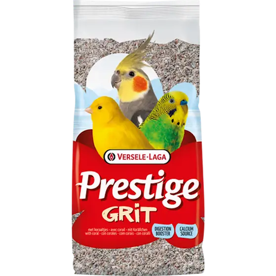 Prestige Grit with Coral (Fågel) Transparent 2,5 kg