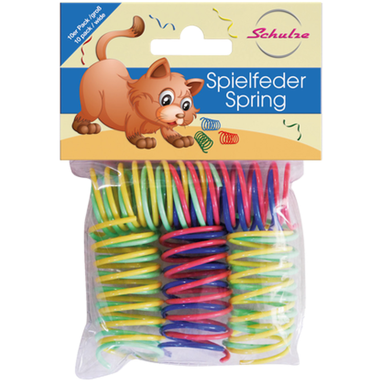 Cat Toy Spring 10Pack Mixfärg
