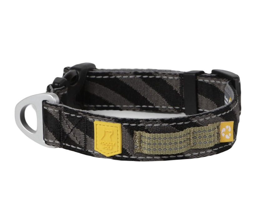 Woolly Wolf - Halsband Roam Black Ripple - XS - Hund - Hund - ZOO.se