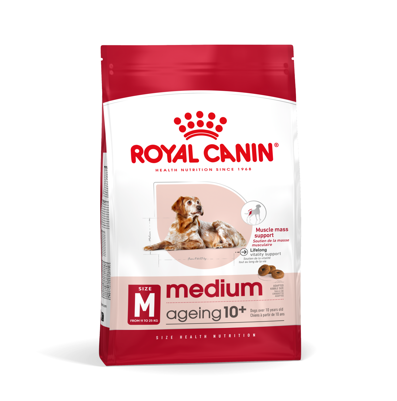 Størrelse Medium Aldring +10 15 kg - Hund - Hundefôr & hundemat - Tørrfôr for hund - Royal Canin